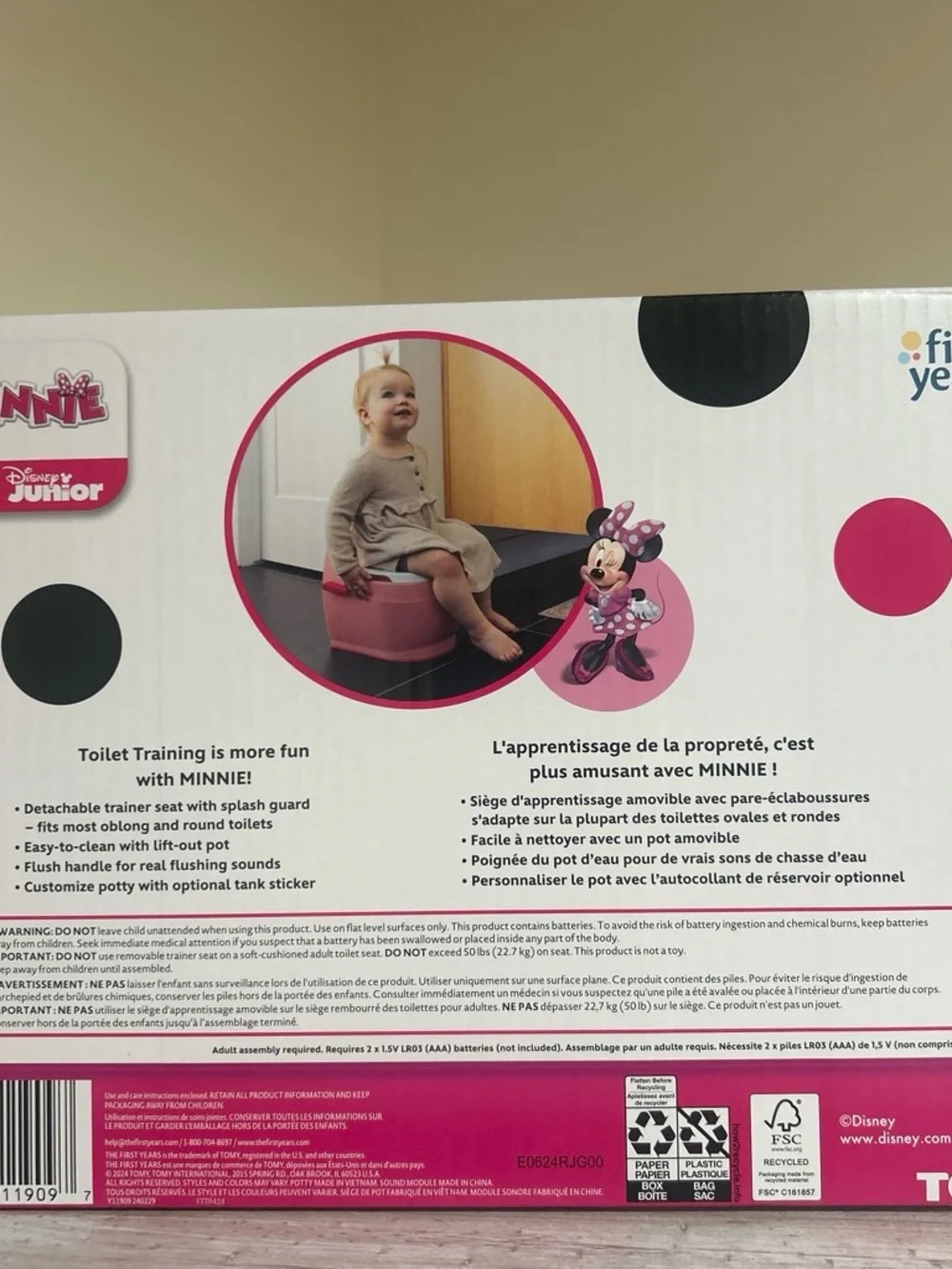 Minnie mouse Potty& Trainer Seat